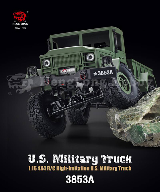 Upgrade parts for Henglong Military Truck 3853A